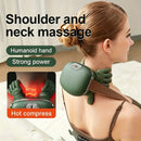 Massageador Cervical Trapezoidal Sem Fio 4D com Dedos Biônicos
