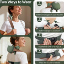 Massageador Cervical Trapezoidal Sem Fio 4D com Dedos Biônicos